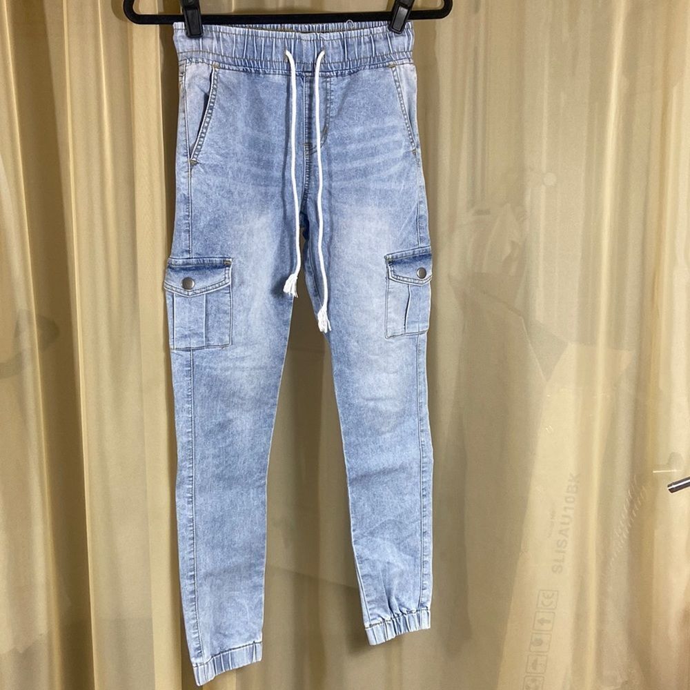 V.I.P. SIZE 1/2 CARGO JUNIOR JEANS